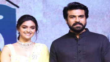Ram Charan says he has been a fan of Keerthy Suresh since Mahanati, dances along with her to ‘Naatu Naatu’