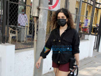 Photos: Sanya Malhotra spotted in Santacruz