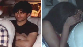 Shweta Tiwari’s daughter Palak Tiwari hides face from paparazzi as she grabs dinner with Ibrahim Ali Khan, watch video