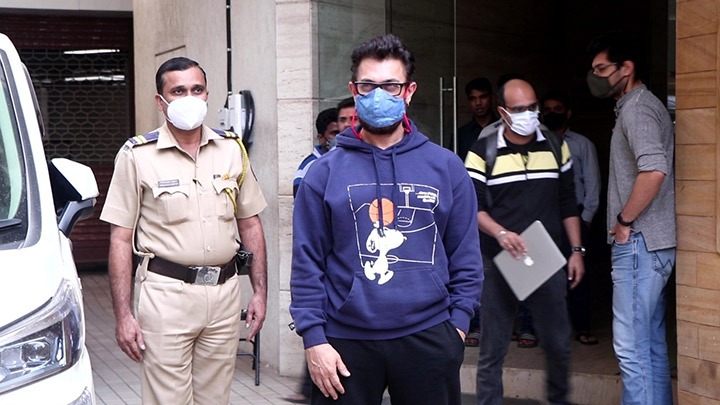 Spotted: Aamir Khan at dubbing studio in Bandra