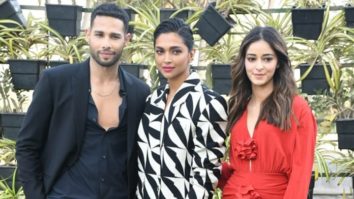 Spotted: Deepika Padukone, Siddhant Chaturvedi and Ananya Panday promoting Gehraiyaan