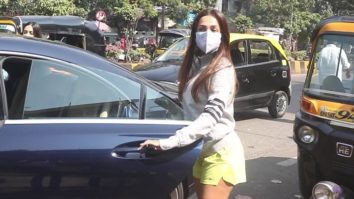 Spotted: Malaika Arora and Akansha Ranjan outside Diva Yoga