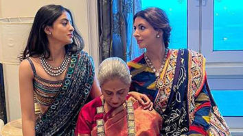 Amitabh Bachchan, Jaya Bachchan, Shweta Bachchan and Navya Naveli Nanda look royal at Anmol Ambani’s wedding