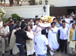 Bappi Lahiri begins his last journey; Bappa Lahiri arrives from LA for his father’s funeral 