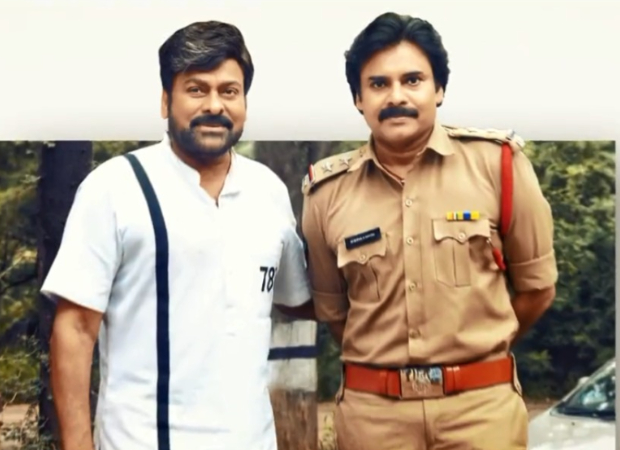 Bheemla Nayak meets Godfather! Chiranjeevi and Pawan Kalyan visit each other's sets; Ram Charan shares power-packed video 
