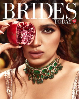 Bhumi Pednekar on the cover of Brides