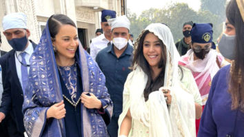 Ekta Kapoor and Kangana Ranaut and ‘Lock Upp’ team, visit Gurudwara Bangla Sahib ahead of its trailer launch