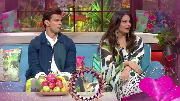 Hottest Bollywood couple Bipasha Basu and Karan Singh Grover on TKSS Hottest Bollywood couple Bipasha Basu and Karan Singh Grover on TKSS