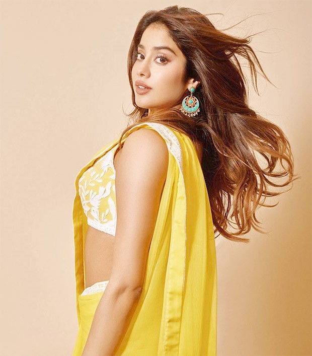 Janhvi Kapoor is a gorgeous vision in yellow saree
