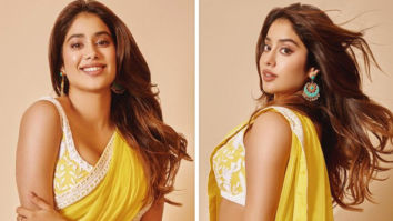 Janhvi Kapoor is a gorgeous vision in yellow saree