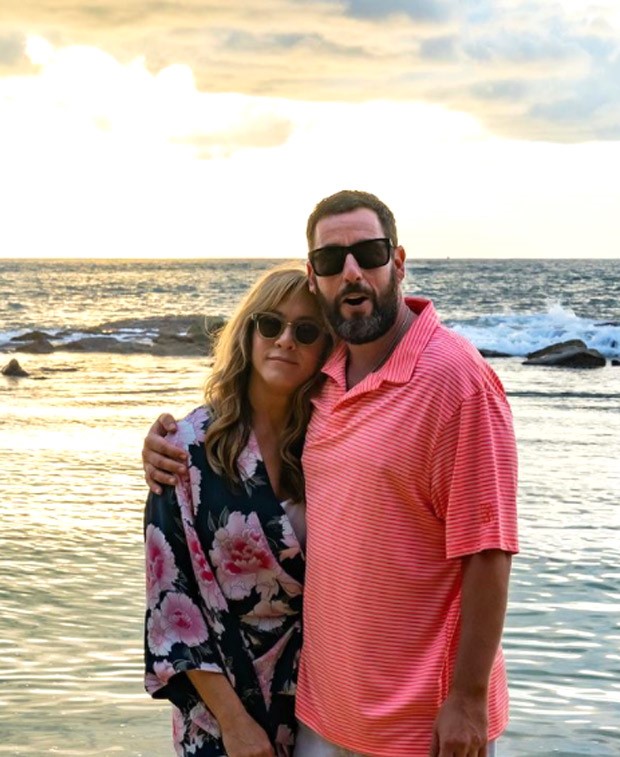 Jennifer Aniston, Adam Sandler share photos from Murder Mystery 2 set in Hawaii: 'Back to work with my buddy'