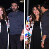 Kapil Sharma kisses wife Ginni Chatrath as he poses for the paparazzi at the screening of Deepika Padukone’s Gehraiyaan
