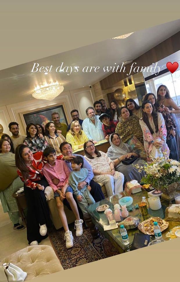 Kapoor family celebrate Randhir's 75th birthday: Kareena Kapoor Khan, Karisma Kapoor share photos from the party Kapoor family celebrate Randhir's 75th birthday: Kareena Kapoor Khan, Karisma Kapoor share photos from the party