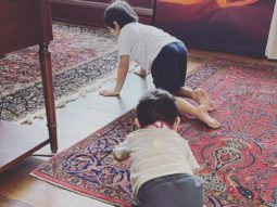 Kareena Kapoor and Saif Ali Khan’s son Jeh turns one; actress shares a picture of Jeh crawling behind Taimur