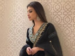 Mouni Roy is elegance personified in a black embroidered suit