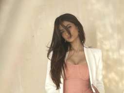 Palak Tiwari makes a statement in peachy and white look