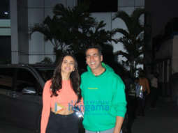 Photos: Akshay Kumar and Rakul Preet Singh arrive in Mumbai after wrapping up the shoot of Ratsasan remake in Dehradun