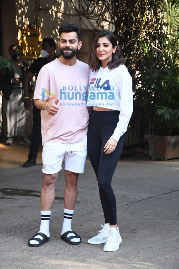 Photos: Anushka Sharma and husband Virat Kohli spotted shooting at ...