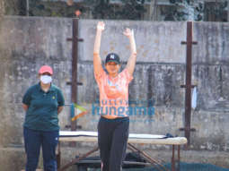 Photos: Anushka Sharma spotted in athleisure wear as she preps for her upcoming film Chakda Xpress