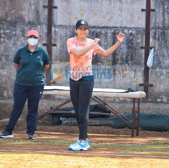 photos anushka sharma spotted in athleisure wear as she preps for her upcoming film chakda xpress 2