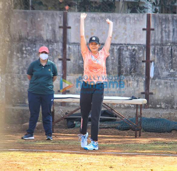 photos anushka sharma spotted in athleisure wear as she preps for her upcoming film chakda xpress 4