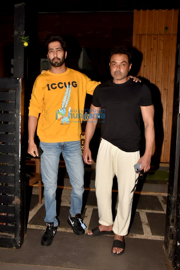 photos bobby deol and ankur bhatia spotted at mizu 3