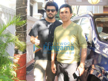 Photos: Did Arjun Kapoor was clicked outside filmmaker Anand Pandit's office, did the two meet to discuss a film together