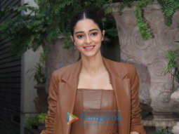Photos: Gehraiyaan star Ananya Panday snapped slaying an all leather ensemble post a photoshoot