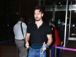 Photos: Heropanti 2 co-stars Tiger Shroff and Tara Sutaria spotted at the airport