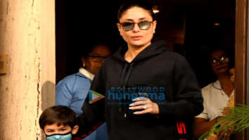 Photos: Kareena Kapoor Khan snapped walking son Taimur Ali Khan to school, while Jeh looks on