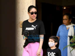 Photos: Kareena Kapoor Khan and son Taimur Ali Khan twin in black as they get snapped in Bandra