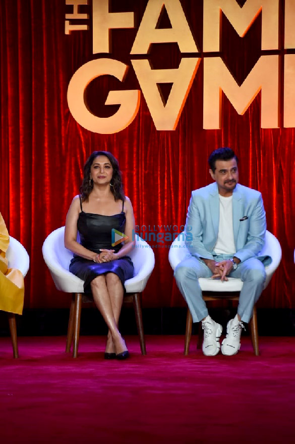 photos madhuri dixit sanjay kapoor karan johar and others unveil the trailer of the fame game 2