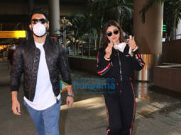 Photos: Mouni Roy and her husband spotted at the airport