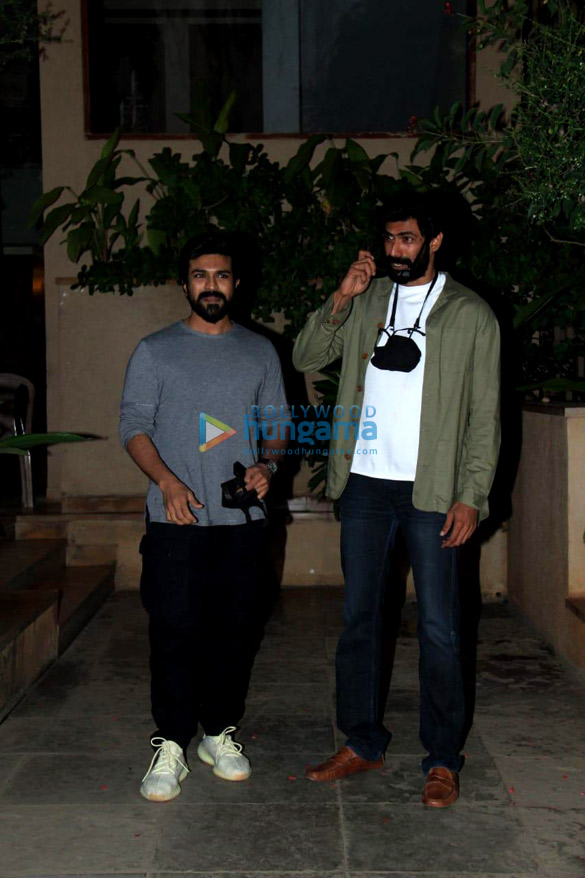 photos ram charan and rana daggubati snapped in juhu 1