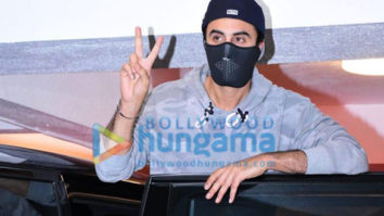 Photos: Ranbir Kapoor snapped at a dubbing studio in Bandra