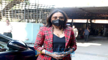 Photos: Rani Mukerji snapped rocking a lad power suit outside Holy Family Hospital in Bandra