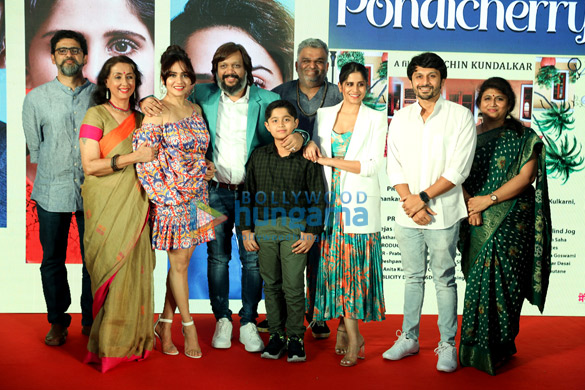 Photos: Sai Tamhankar, Amruta Khanvilkar, Neena Kulkarni and Gaurav Ghatnekar snapped at Pondicherry trailer launch at Pondicherry Cafe, BKC Photos: Sai Tamhankar, Amruta Khanvilkar, Neena Kulkarni and Gaurav Ghatnekar snapped at Pondicherry trailer launch at Pondicherry Cafe, BKC