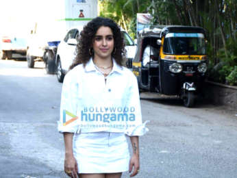 Photos: Sanya Malhotra snapped in Juhu
