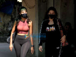 Photos: Sara Ali Khan and Namrata Purohit spotted in Santacruz