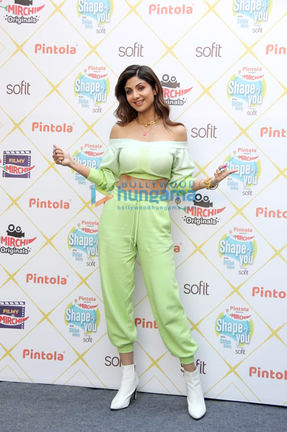 Photos: Shilpa Shetty launches her show “Shape of You”; John Abraham arrives on a bike for the chat show while Diana Penty, Badshah keep it comfy