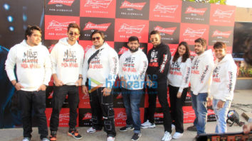 Photos: Siddhant Chaturvedi poses with his childhood friends at an event for Budweiser in Juhu