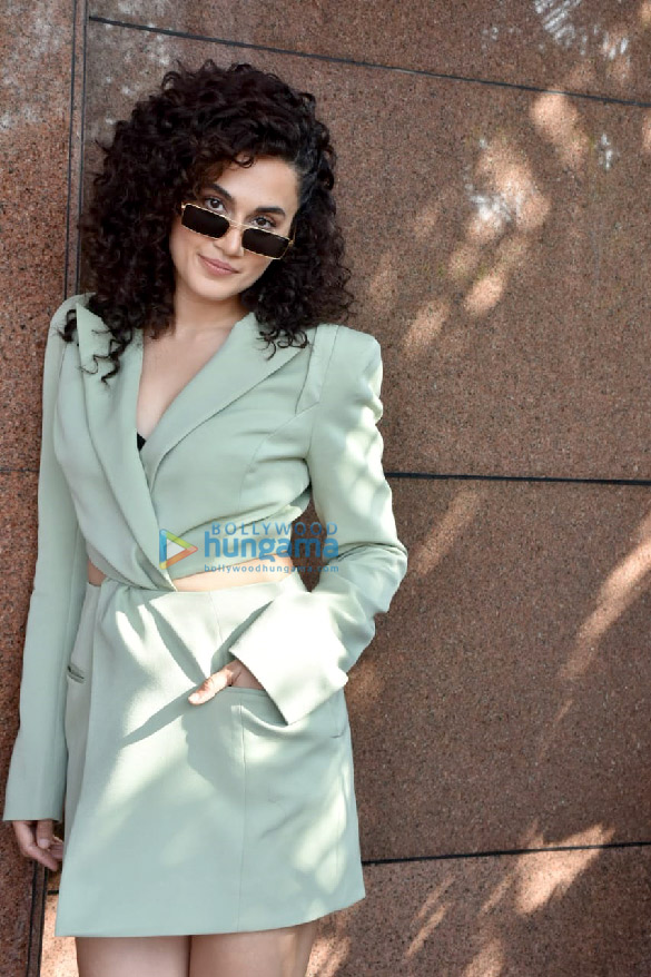 photos taapsee pannu tahir raj bhasin and others spotted promoting their film looop lapeta 5