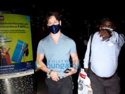 Photos: Tiger Shroff, Tara Sutaria and Nushrratt Bharuccha were spotted late last night at the Mumbai airport