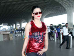 Photos: Urvashi Rautela, Badshah, Bhushan Kumar and Shweta Bachchan Nanda snapped at the airport