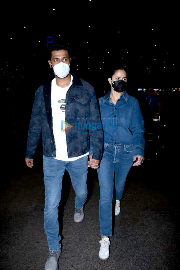 Photos: Vicky Kaushal, Katrina Kaif and Rashmika Mandanna snapped at the airport Photos: Vicky Kaushal, Katrina Kaif and Rashmika Mandanna snapped at the airport