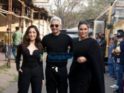 Photos: Yami Gautam Dhar, Atul Kulkarni and Neha Dhupia spotted promoting their film A Thursday