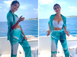 Pooja Hegde flaunts her dance moves as she takes on ‘Arabic Kuthu’ challenge from Beast on a yacht, watch video