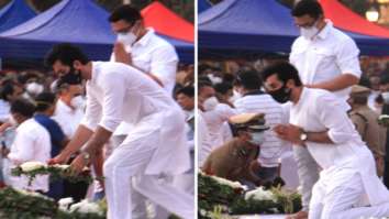 RIP Lata Mangeshkar: Aamir Khan and Ranbir Kapoor pay last respects to the singer at state funeral 