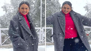 Rakul Preet Singh enjoys snowfall in Mussoorie amid the shoot of Ratsasan remake