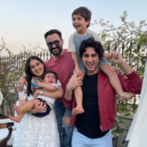 Sara Ali Khan drops cutesy photos with dad Saif Ali Khan and brothers Ibrahim Ali Khan, Taimur Ali Khan on little one Jeh Ali Khan's first birthday 